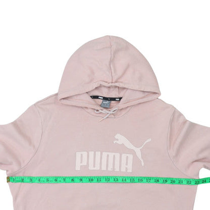 Womens UK Size XL PUMA Pink Pullover Hoodie