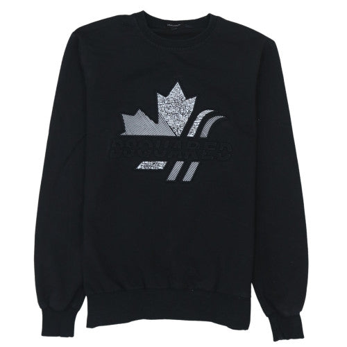 Mens UK Size XS Dsquared2 Black Pullover Sweatshirt