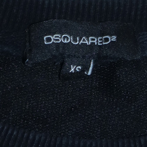 Mens UK Size XS Dsquared2 Black Pullover Sweatshirt