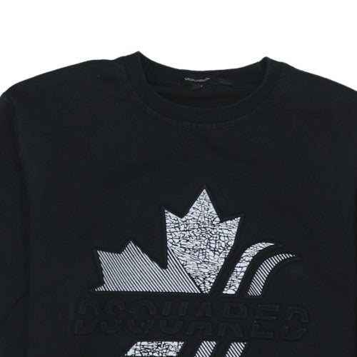Mens UK Size XS Dsquared2 Black Pullover Sweatshirt