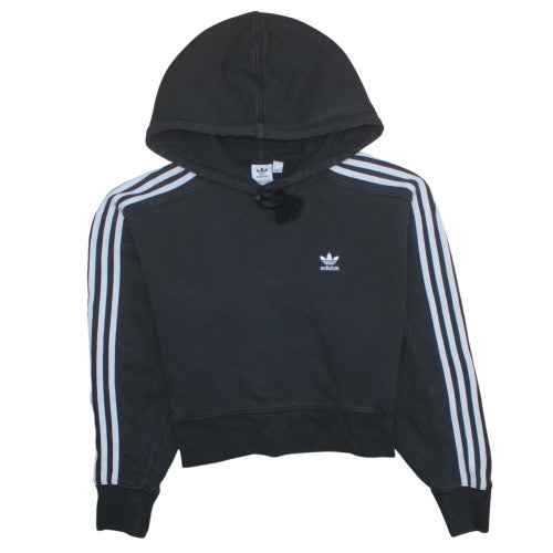 Womens UK Size XS adidas Black Pullover Hoodie