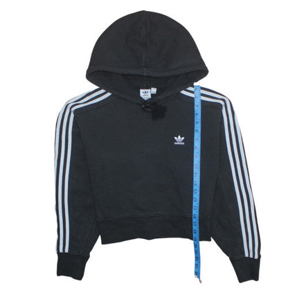 Womens UK Size XS adidas Black Pullover Hoodie