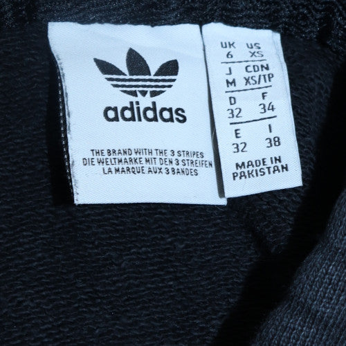 Womens UK Size XS adidas Black Pullover Hoodie