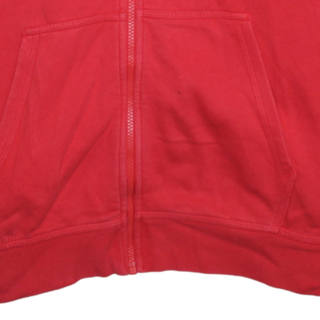 Mens UK Size XL Nike Red Full Zip Hoodie