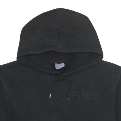 Mens UK Size L PUMA Black Pullover Hoodie