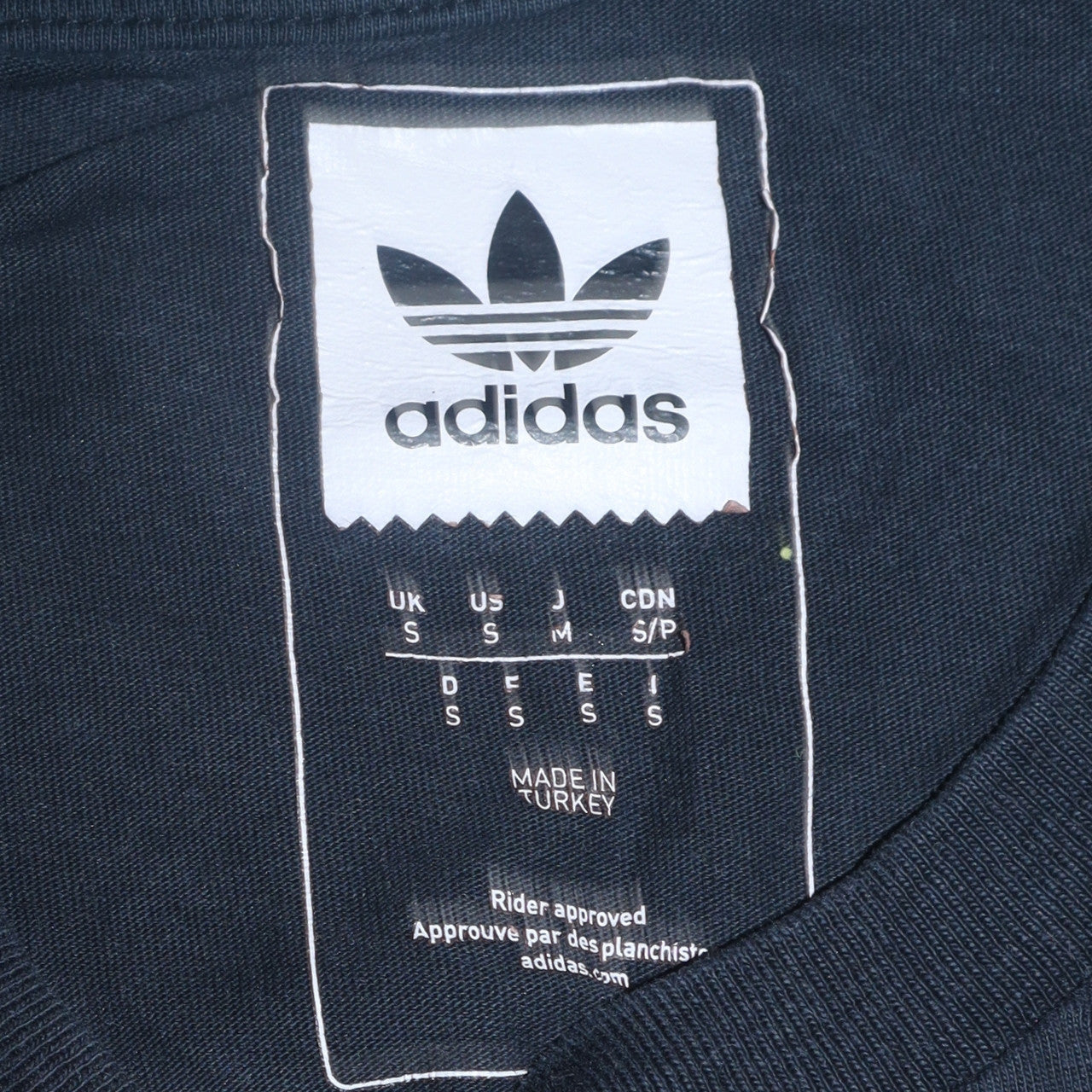 Mens UK Size S adidas Black  T-Shirt
