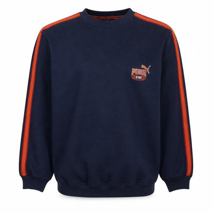 Mens UK Size L PUMA Blue Pullover Sweatshirt