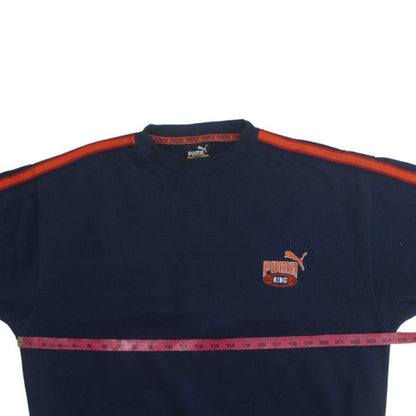 Mens UK Size L PUMA Blue Pullover Sweatshirt