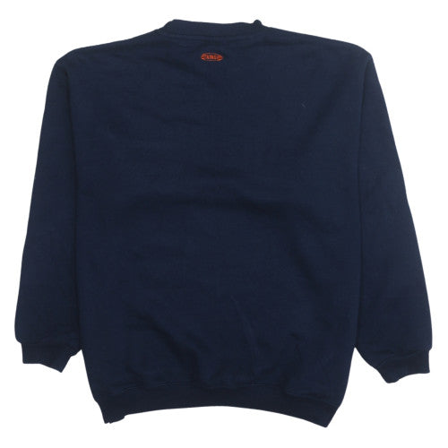 Mens UK Size L PUMA Blue Pullover Sweatshirt