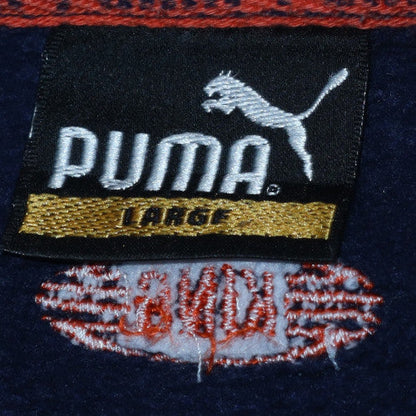 Mens UK Size L PUMA Blue Pullover Sweatshirt