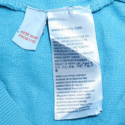 Teens UK Size 164 Tommy Hilfiger Blue Pullover Hoodie