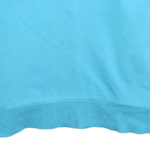 Teens UK Size 164 Tommy Hilfiger Blue Pullover Hoodie