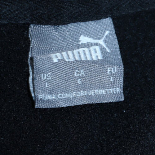 Mens UK Size L PUMA Black Pullover Hoodie