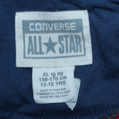 Boys UK Size XL Converse Blue Pullover Hoodie