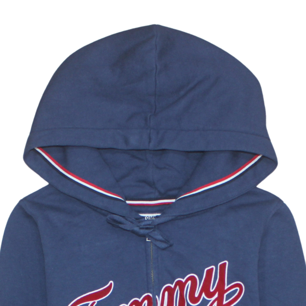 Mens UK Size M Tommy Jeans Blue Full Zip Hoodie
