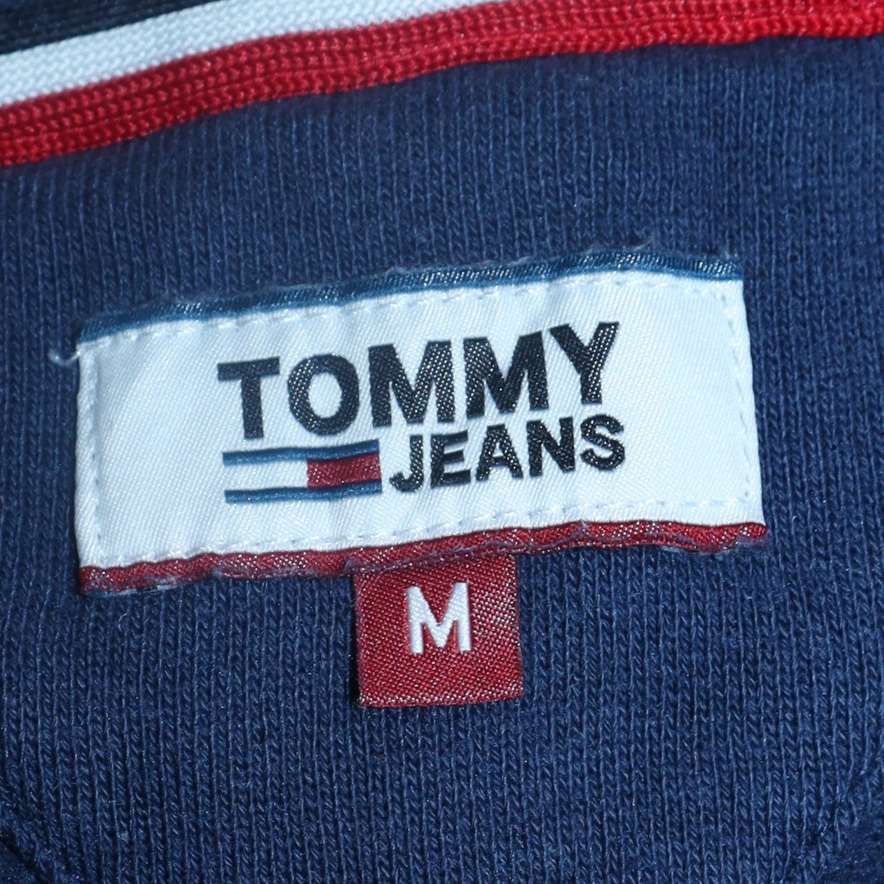 Mens UK Size M Tommy Jeans Blue Full Zip Hoodie