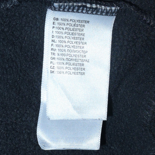 Mens UK Size M The North Face Black Full Zip Hoodie