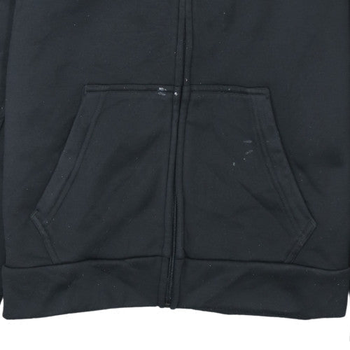 Mens UK Size M The North Face Black Full Zip Hoodie