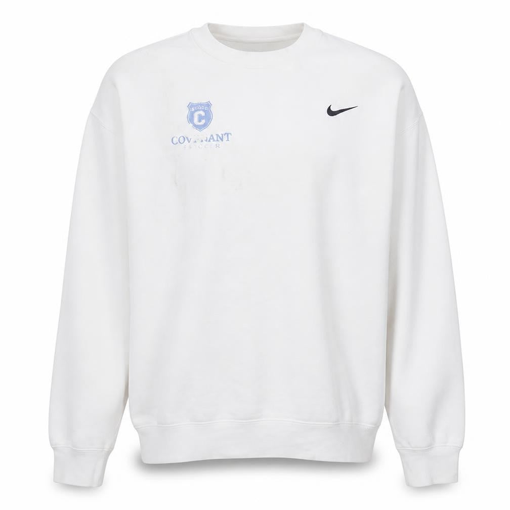 Mens UK Size L Nike White Pullover Sweatshirt