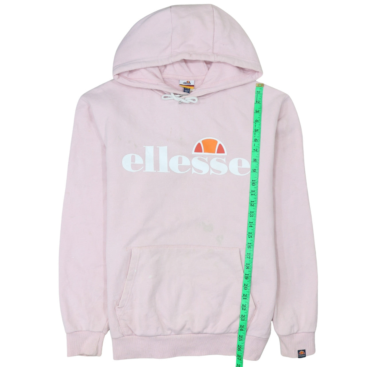 Womens UK Size M ellesse Pink Pullover Hoodie