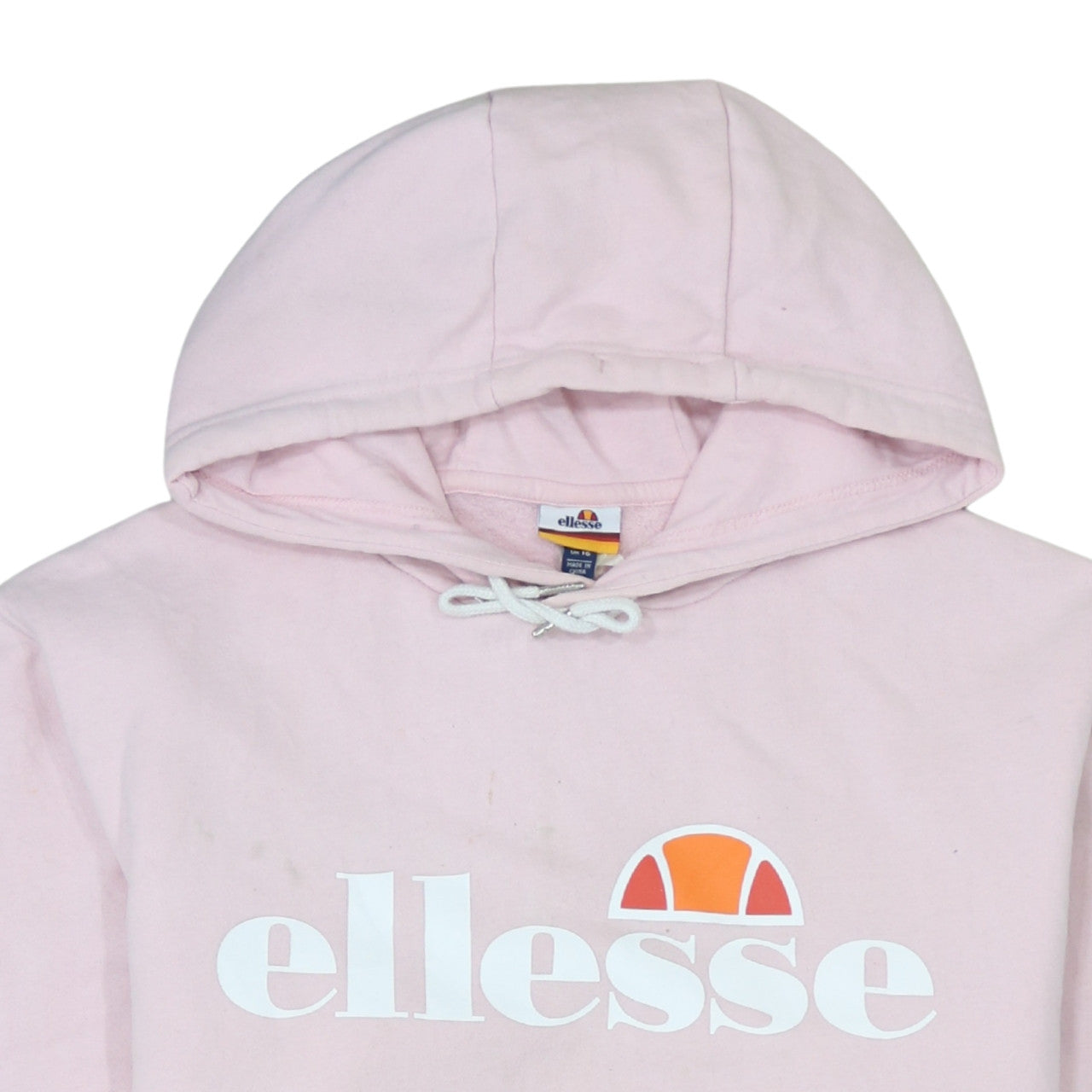 Womens UK Size M ellesse Pink Pullover Hoodie