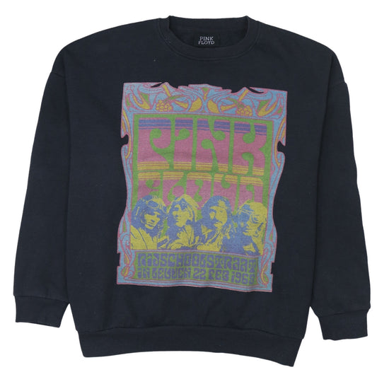 Womens UK Size 14 Pink Floyd Black Pullover Sweatshirt