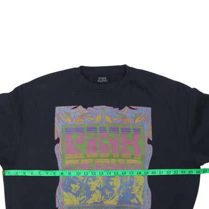 Womens UK Size 14 Pink Floyd Black Pullover Sweatshirt