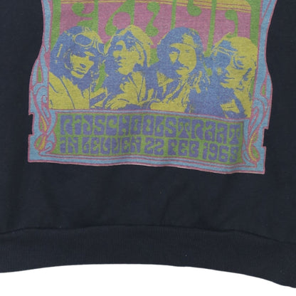 Womens UK Size 14 Pink Floyd Black Pullover Sweatshirt