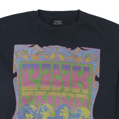 Womens UK Size 14 Pink Floyd Black Pullover Sweatshirt