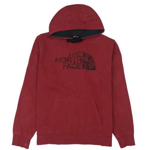 Mens UK Size L The North Face Red Pullover Hoodie