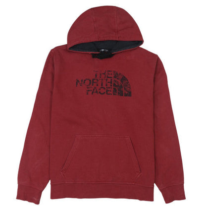Mens UK Size L The North Face Red Pullover Hoodie