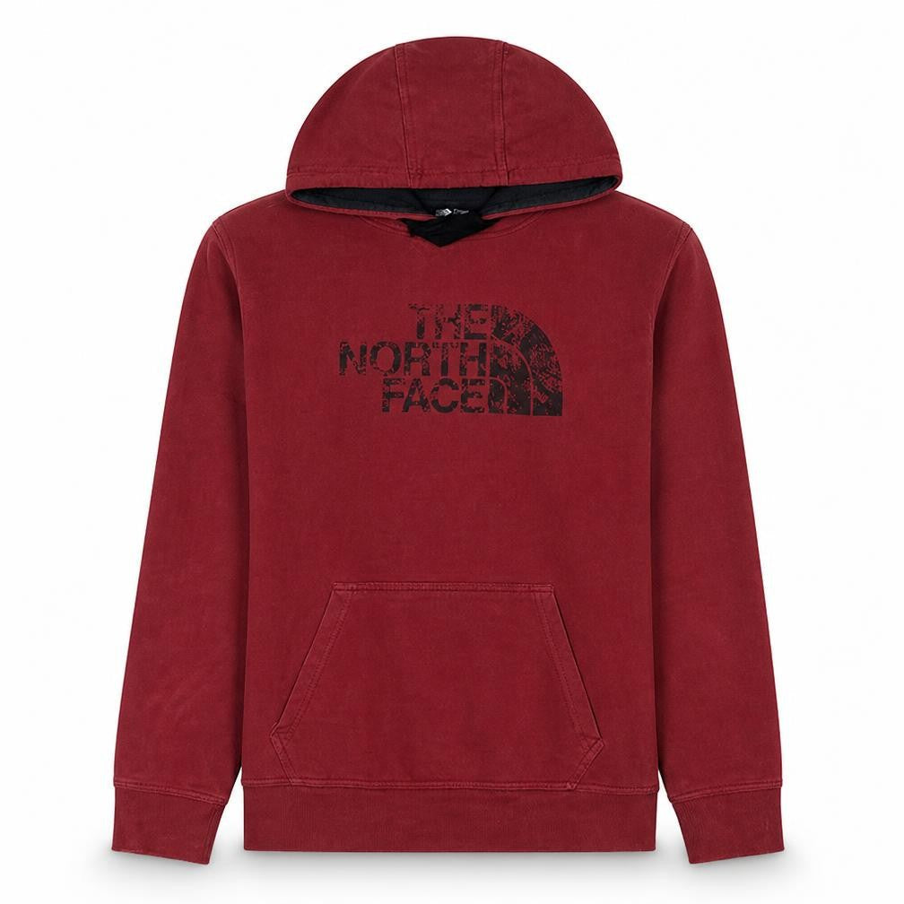 Mens UK Size L The North Face Red Pullover Hoodie