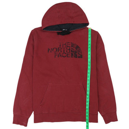 Mens UK Size L The North Face Red Pullover Hoodie