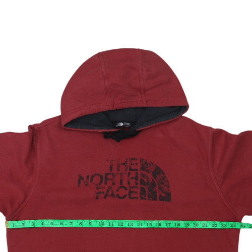 Mens UK Size L The North Face Red Pullover Hoodie