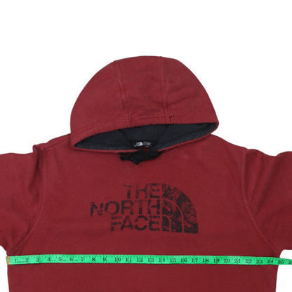 Mens UK Size L The North Face Red Pullover Hoodie