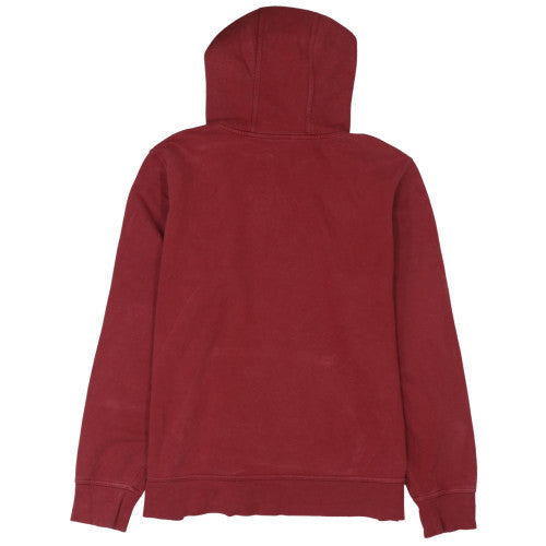 Mens UK Size L The North Face Red Pullover Hoodie