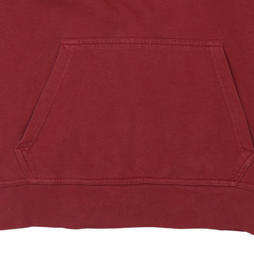 Mens UK Size L The North Face Red Pullover Hoodie