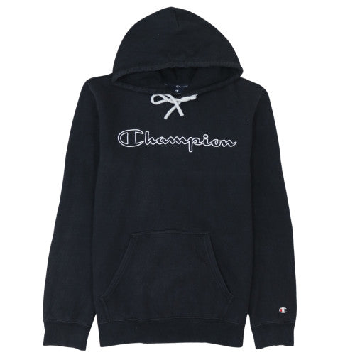 Mens UK Size M Champion Black Pullover Hoodie
