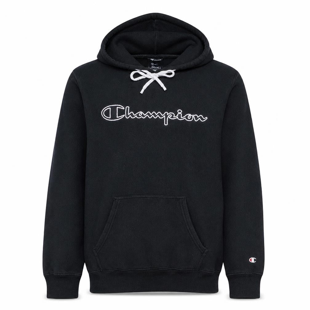 Mens UK Size M Champion Black Pullover Hoodie