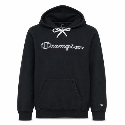 Mens UK Size M Champion Black Pullover Hoodie