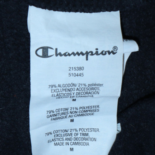 Mens UK Size M Champion Black Pullover Hoodie