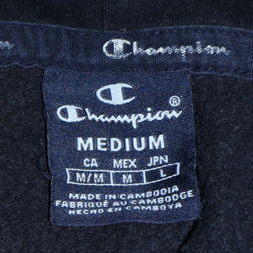 Mens UK Size M Champion Black Pullover Hoodie