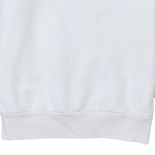 Mens UK Size S adidas White Pullover Sweatshirt