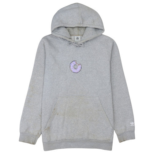 Womens UK Size L adidas Grey Pullover Hoodie