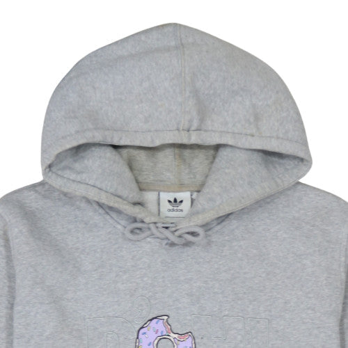 Womens UK Size L adidas Grey Pullover Hoodie