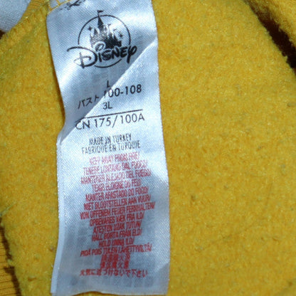 Mens UK Size L Disney Yellow Pullover Sweatshirt