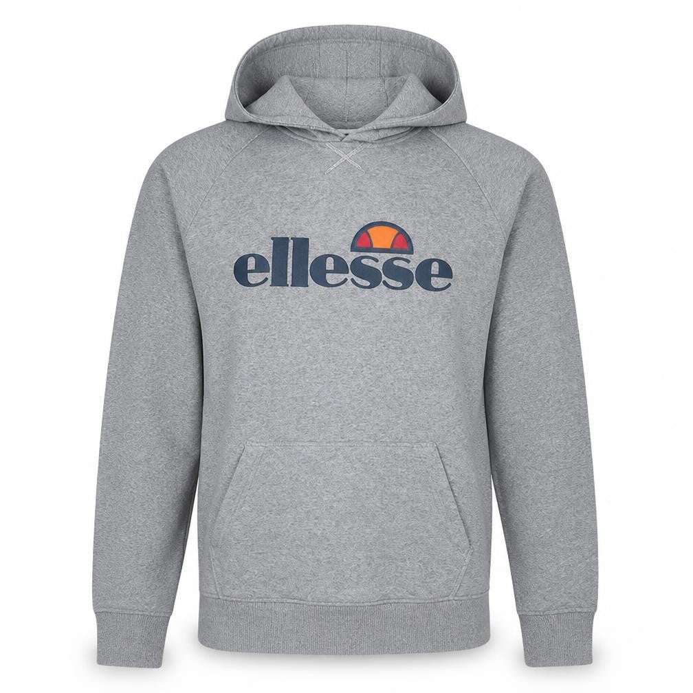 Mens UK Size M ellesse Grey Pullover Hoodie