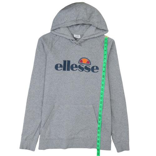 Mens UK Size M ellesse Grey Pullover Hoodie