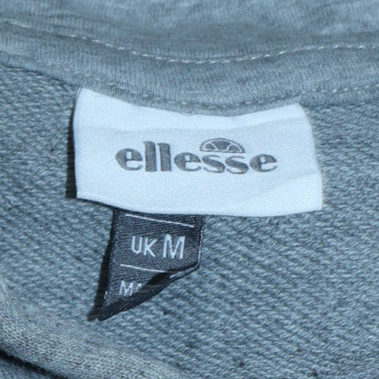 Mens UK Size M ellesse Grey Pullover Hoodie