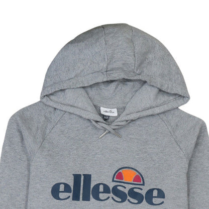 Mens UK Size M ellesse Grey Pullover Hoodie